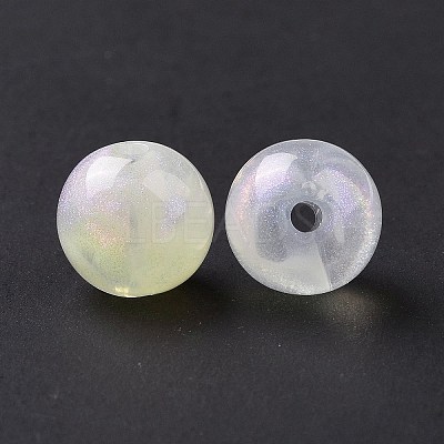 Opaque Acrylic Beads OACR-E014-19B-01-1