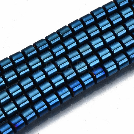 Electroplate Non-magnetic Synthetic Hematite Beads Strands G-T114-61-04-1
