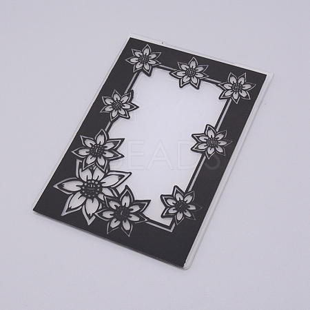 Plastic Embossing Folders DIY-WH0186-51-1