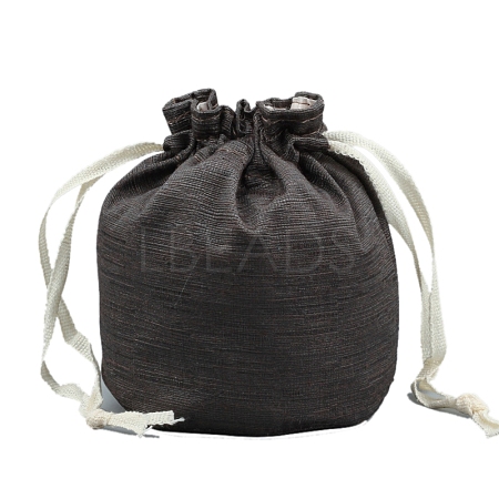 Linen Packing Pouches Drawstring Bags PW-WG38CE7-03-1