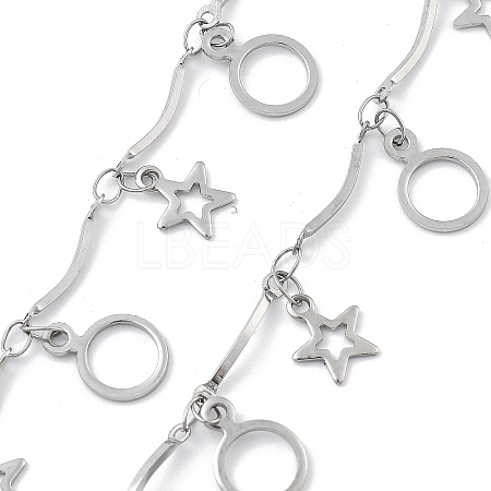 304 Stainless Steel Link Chains CHS-U002-05P-06-1