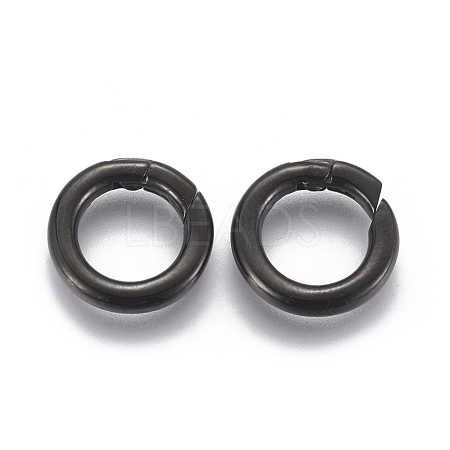 304 Stainless Steel Spring Gate Rings STAS-D070-01B-1-1
