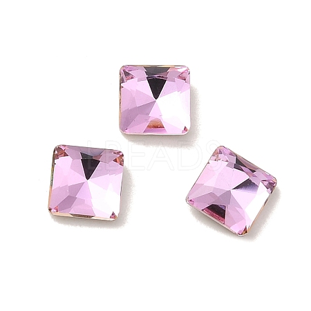 Glass Rhinestone Cabochons RGLA-P037-06A-D223-1
