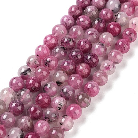 Natural Cherry Blossom Agate Beads Strands G-B076-A02-03-1