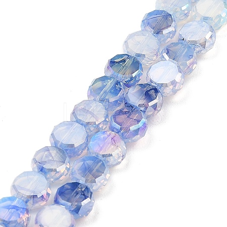 Imitation Jade Glass Beads Strands GLAA-P058-05A-03-1