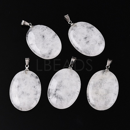 Natural Quartz Crystal Pendants G-T138-207C-1