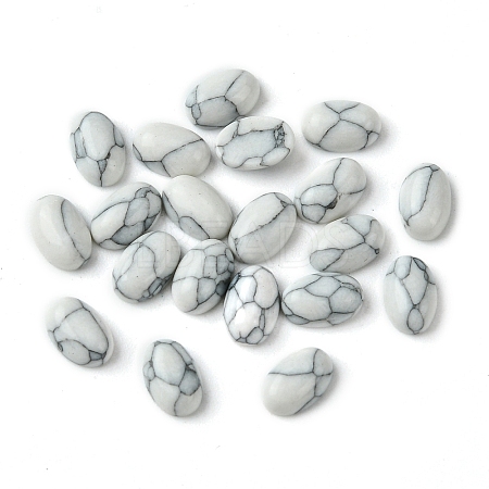 Synthetic Howlite Cabochons G-A094-01A-45-1