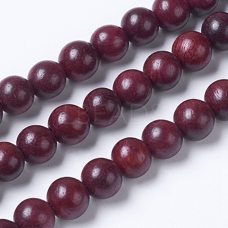 Natural Wood Beads Strands WOOD-J001-05-10mm-1