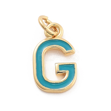 Rack Plating Brass Pendants KK-C065-03G-G-1