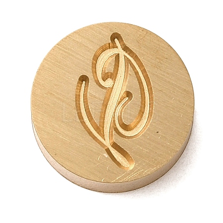 Golden Tone Brass Letter Stamps LS-KK-R005-01P-1
