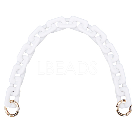 Acrylic Bag Links Straps PURS-WH0001-07A-1