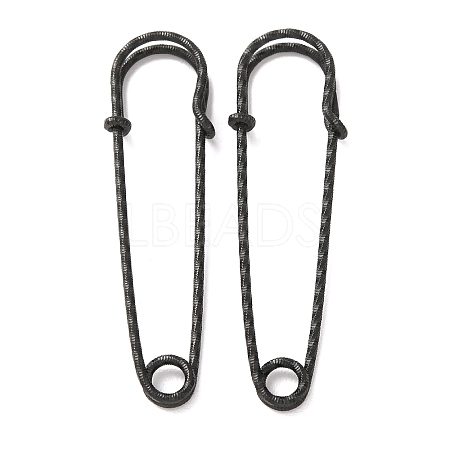 304 Stainless Steel Safety Pins Brooch Findings STAS-C181-01A-B-1