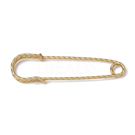 304 Stainless Steel Safety Pins Brooch Findings STAS-C181-01A-G-1