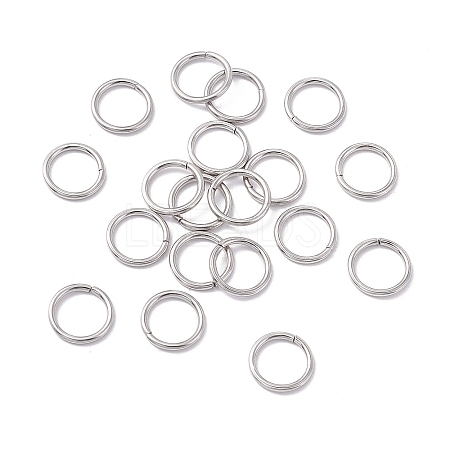 Non-Tarnish 304 Stainless Steel Open Jump Rings STAS-C040-01C-P-1