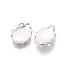 Tarnish Resistant 316 Surgical Stainless Steel Lace Edge Bezel Cups STAS-I118-10P-2