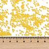 Opaque Colours Luster Glass Seed Beads SEED-H003-12H-4