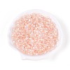 Transparent Spray Painted Glass Beads X1-EGLA-N018-4mm-08-1