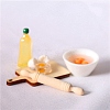 Dollhouse Miniature Kitchen Play Rolling Pin Egg Bowl Olive Oil Tool Model PW-WG68321-01-2