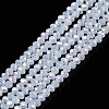 Electroplate Glass Beads Strands EGLA-A044-J2mm-B06-1