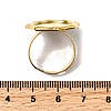 304 Stainless Steel Cuff Ring Components STAS-P403-05G-3