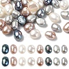 40Pcs 4 Colors Natural Cultured Freshwater Pearl Beads PEAR-YW0001-06-2
