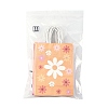 12Pcs 5 Colors Rectangle with Sunflower Pattern Paper Gift Bags CARB-FS0001-06-6