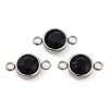 Glass Connector Charms GLAA-G018-P13-1