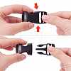 POM Plastic Side Release Buckles KY-MSMC001-03-2