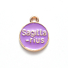 Alloy Enamel Pendants ENAM-S124-01B-01F-3