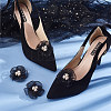 4Pcs Polyester Tulle Shoe Decorations AJEW-FG0003-31-5