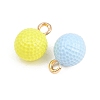 Alloy Enamel Pendants ENAM-D320-04B-3