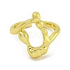 Brass Cuff Rings for Women RJEW-E294-05G-02-2