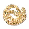 Electroplate Glass Beads Strands EGLA-D031-01-19-2