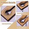 Rectangle Wooden & Carbon Steel Leather Die Cutting Mold DIY-WH0622-220-4