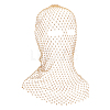 1Pc Polyester Fascinator Mesh Face Veil OHAR-FG0001-05B-1