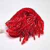 Imitate Austrian Crystal Bicone Glass Beads Strands X-GLAA-F029-6x6mm-14-3