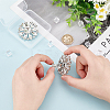 2Pcs Alloy Rhinestone Shoe Decorations AJEW-FG0003-72A-3