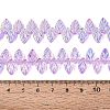 Electroplate Transparent Glass Beads Strands EGLA-N056-03A-07-4