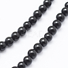 Natural Black Onyx Beads Strands G-E469-08-3mm-3