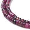 Natural Lepidolite/Purple Mica Stone Beads Strands G-F626-01-C-3