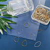 Biyun 120Pcs 12 Style Brass Linking Rings KK-BY0001-02-6