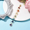 Natural & Synthetic Gemstone Pendant Decorations HJEW-JM01829-01-2