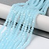 Imitation Jade Glass Beads Strands EGLA-A034-J3mm-MB04-2