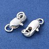 Rack Plating Brass Lobster Claw Clasps KK-F090-24S-01-2