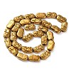 Electroplated Synthetic Non-magnetic Hematite Beads Strands G-F767-03B-2