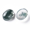 Natural Moss Agate Cabochons G-F697-E02-3