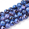 Drawbench Style Dyed Natural Freshwater Shell Beads Strands SHEL-T019-01G-4