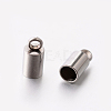 Tarnish Resistant 201 Stainless Steel Cord Ends STAS-E077-12-1