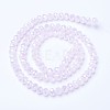 Electroplate Glass Beads Strands EGLA-A034-J1mm-B04-2