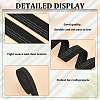 5 Yards Polycotton Ribbon OCOR-WH0078-169E-4